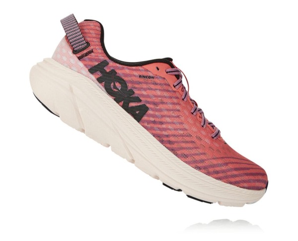 Hoka One One Rincon Womens UK - Brown / Rose Running Shoes - OUMLX5836